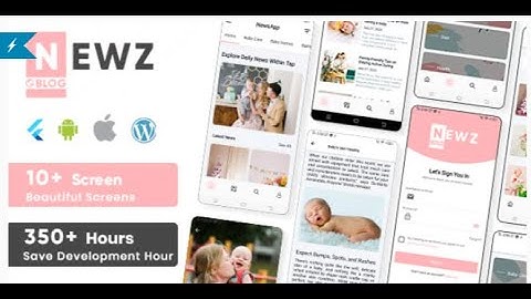 Newz - Flutter News & Blog App For Wordpress
