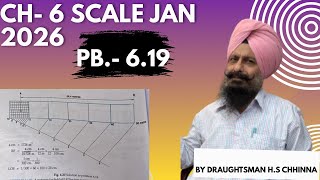 CH-6 SCALES PB-6.19 Jan 2026 | Engineering Drawing (EDG) | B.Tech First year  |  easy method