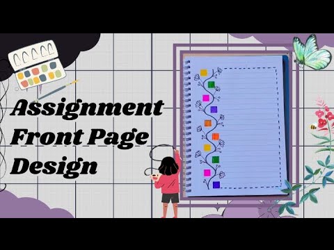 Creative Assignment Front Page Design|Beautiful Border Designs|Title ...