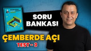 Çemberde Açı Test 3 Geometri Soru Bankası