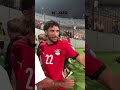مرموش والفرحة بطريقته شوف عمل إيه مع حامل الكرات وهو خارج الملعب منتخب مصر مرموش صلاح زيزو 