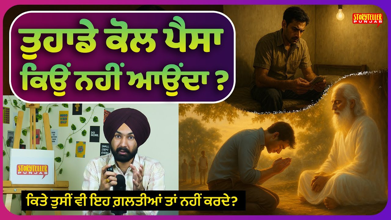 ਤੁਹਾਡੇ ਕੋਲ ਪੈਸੇ ਕਿਉਂ ਨਹੀਂ ਆਉਂਦਾ ? |  Life Changing Punjabi Story | ਪੰਜਾਬੀ ਕਹਾਣੀ | Storyteller Punjab