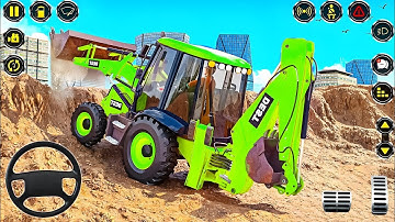 👷🏻City Road Construction Simulator 🚧 - Heavy JCB Games 2025 - Android Gameplay