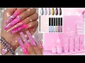 Polygel Nails for Beginners with Tips Step by Step (it's a GIVEAWAY) Pink POLYGEL Kit!