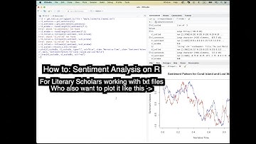 Walkthrough of sentiment analysis on R + plotting its graph for txt files