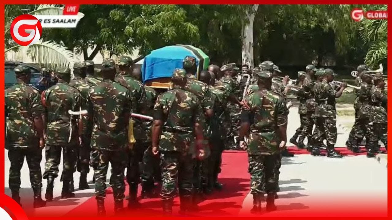 🔴#Live: WANAJESHI WAKIBEBA kwa UKAKAMAVU JENEZA LENYE MWILI wa JENERALI MBUGE - HUZUNI KUBWA!