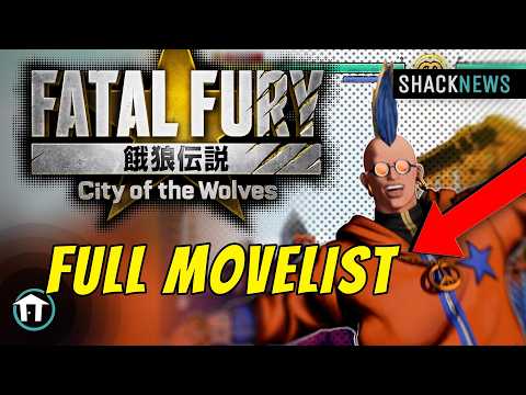 Fatal Fury: City of the Wolves - Duck King Full Movelist