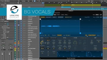 2 Techniques For Instant Backup Vocals With Logic Pro’s QuickSampler