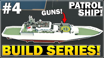 Stormworks - Two Machineguns & Heli Point! - Patrol Ship Build - Part 4