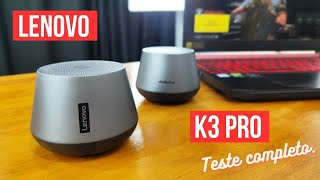 LENOVO K3 PRO | ESSA CAIXINHA DE SOM É MUITO POTENTE [TWS, CONECTANDO DUAS]