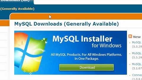 How-to Install MySQL Server 5.5 - Windows 8 PC