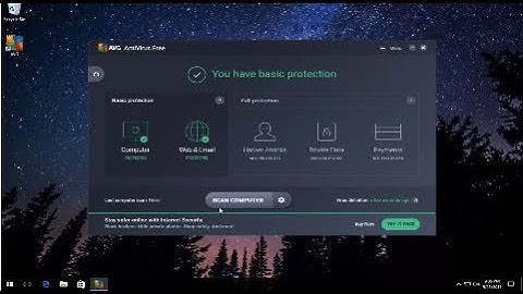 AVG Antivirus Free - How To Run A Full System Scan