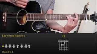 Shrimp - this body means nothing to me | Easy Guitar Lesson Tutorial with Chords/Tabs and Lyrics