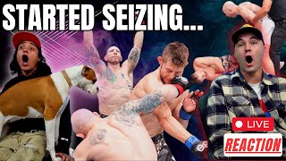 Josh Emmett vs Bryce Mitchell Reaction: THE NASTIEST KO IVE EVER SEEN....