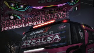SHARE KODENAME || XHD TO JB3 SPESIAL AZZALEA😋 BUSSID V4.3.4