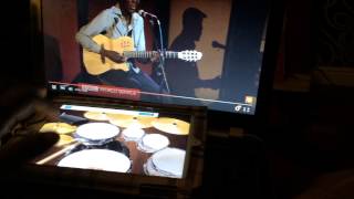 Drumming Oliver Mtukudzi- Neria Acoustic With Ipad App