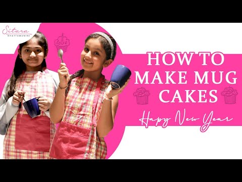 How To Make A Mug Cake | New Year's 2020 Special Video | #HappyNewYear | Aadya & Sitara
