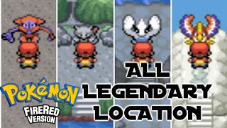 POKEMON FIRE RED ALL LEGENDARY POKEMON LOCATIONS screenshot 4