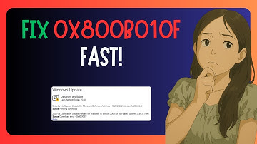 QUICK FIX For Windows 11 "Update Error Code 0x800b010f"