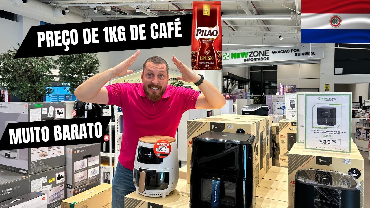 VALE A PENA COMPRAR ELETROMÉSTICOS NO PARAGUAI ??? TOUR DE PREÇOS NA NEW ZONE