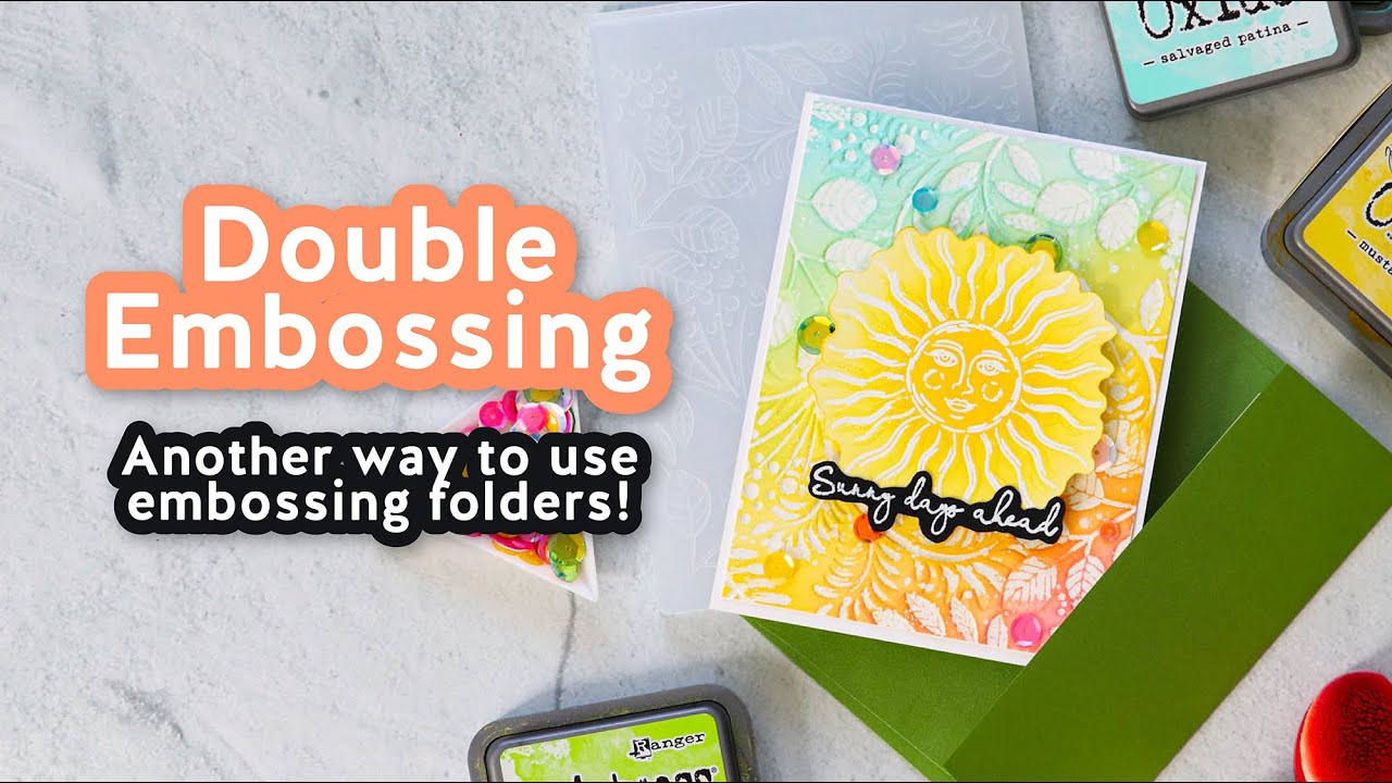 Double Embossing: Another Way to Use Embossing Folders! - Nina-Marie Design