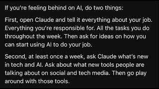 Feeling Behind on AI? Do These 2 Things NOW 🚨