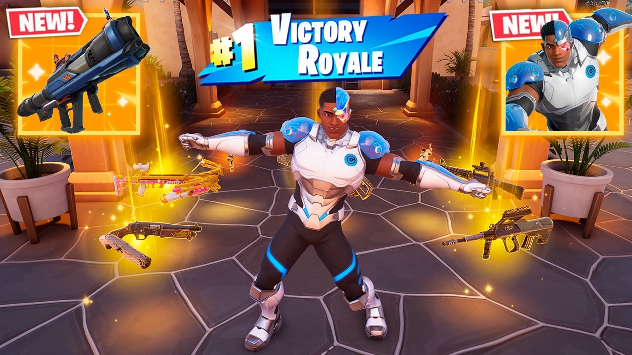 CYBORG vs NEW MYTHIC'S CHALLENGE (NEW!! Fortnite Chapter 7 Season 1)