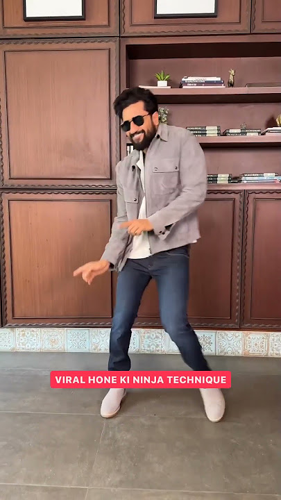 Viral hone ki Ninja Technique 😎🥺| Ft. Vicky Kaushal 😍🔥 #vicky #viral #technique #songs #comedy