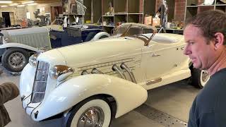 Auburn Cord Duesenberg Co.  Shop 'tour! Absolutely Stunning cars in the process of being restored!