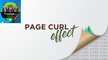 Coreldraw Tutorials | How to make page curl effect in Coreldraw | ZAMZAM GRAPHICS