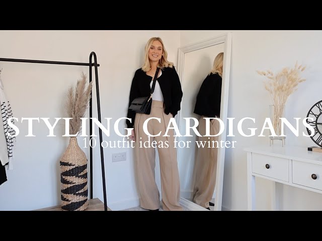 10 CARDIGAN OUTFIT IDEAS THAT ARE EASY TO RECREATE FOR WINTER 2023!! LOOK  CHIC IN A CARDIGAN 