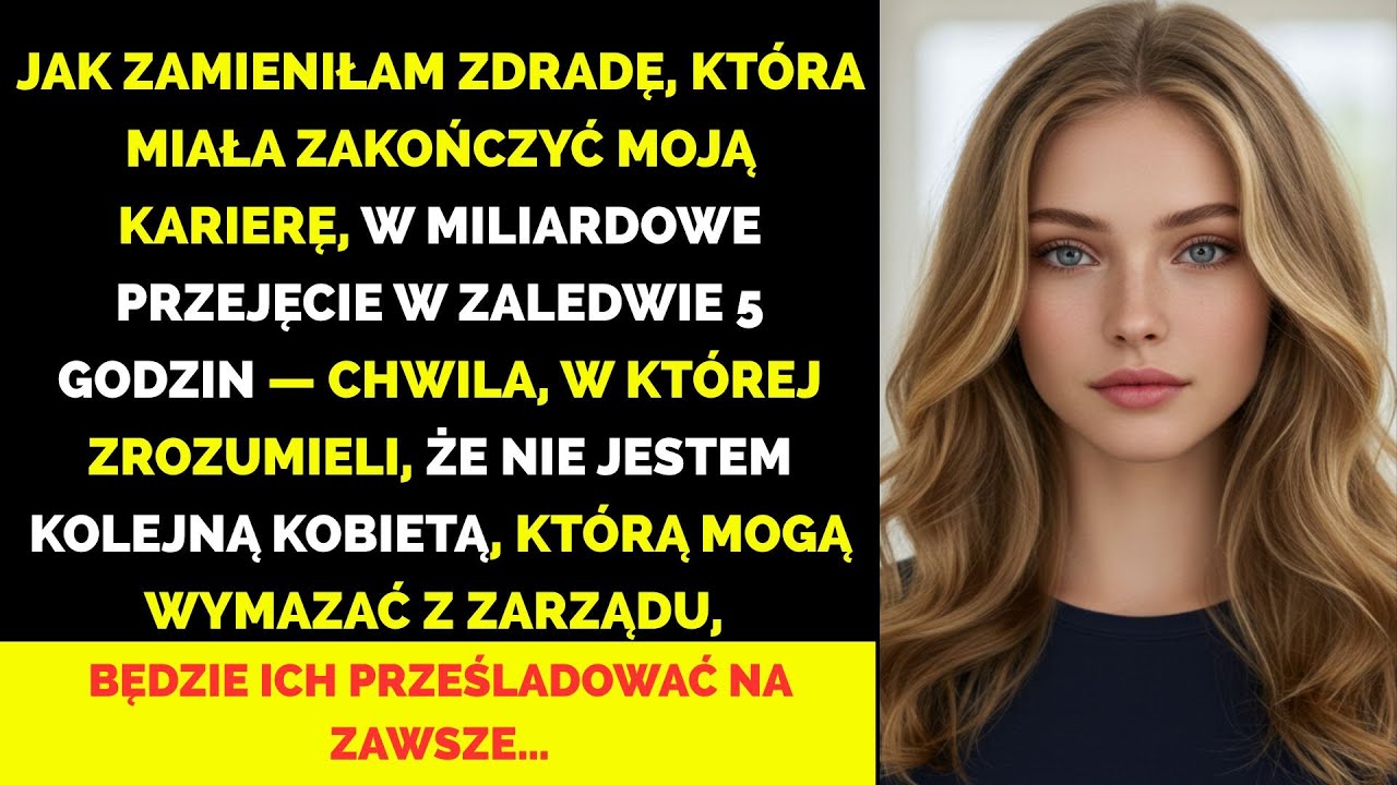 O 17:01 miliardowa umowa poszła na marne — zastąpiła mnie synowa prezesa