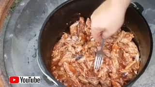 dutch oven bbq pulled pork
