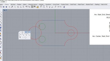 Tangent Tangent Radius Arc