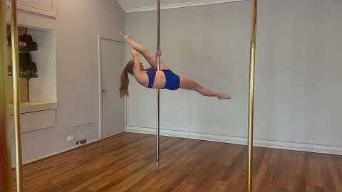Intermediate Spin Pole Flow Combo | Scorpio Mermaid Pole Dance Tutorial