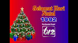 RTM TV2 continuity 25 December 1992 @magstudionetwork