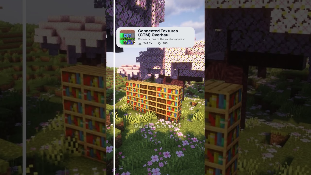 BEST Minecraft Texture Pack: Connected Textures Overhaul 