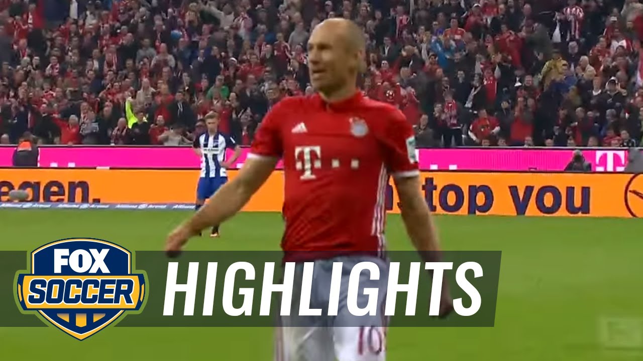 Download Arjen Robben scores in first game back from injury | 2016-17 Bundesliga Highlights