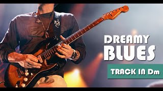 Dreamy Minor Blues Groove Guitar Backing Track Jam in Dm chords