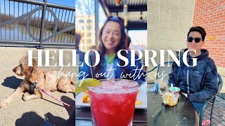 VLOG ➙ first day of spring shenanigans
