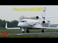 Jet Privado Falcon 900EX Takeoff (4K)Airport San Sebastián