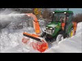 John Deere 3720 mit Schneefräse Westa Typ 450