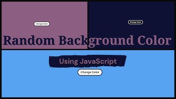 On Click Background Color Change In JavaScript | JavaScript Tutorial @PWOShivam