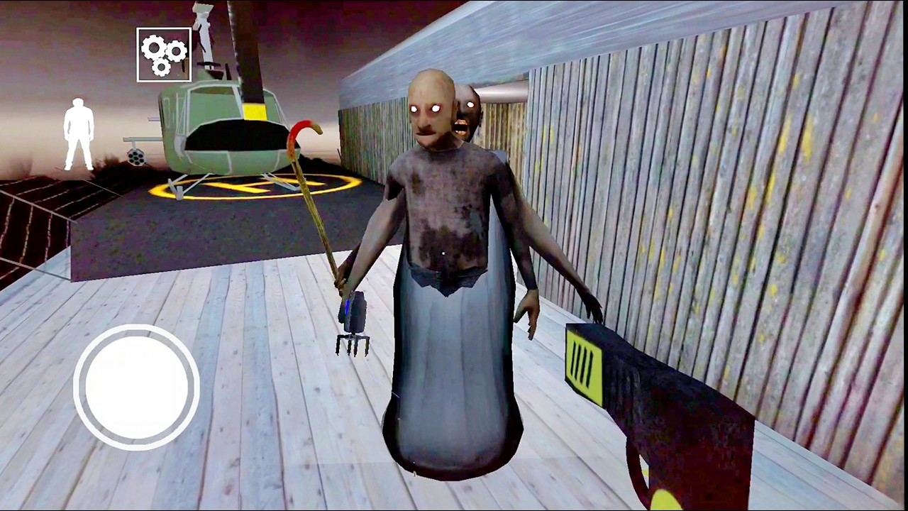 Granny And Grandpa Climb The Helicopter Area In Granny 2 Return Unofficial