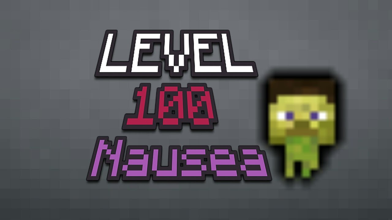 Level 100 Nausea In Minecraft Youtube