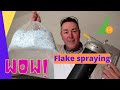 Flake Spraying - using Ilumitex/Pittaway products.