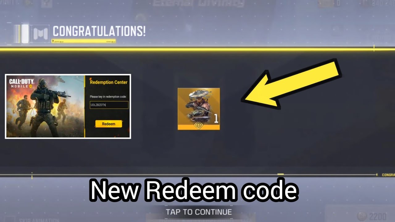 cod Mobile Redeem code 2023, Working Redeem code codm