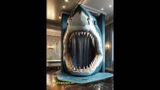 Absolutely Obsessed With These Giant Shark Showers