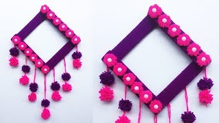 DIY Woolen Wall Hanging / Door Hanging / Home decor / woolen craft ideas / Best out of waste idea