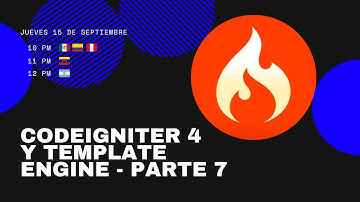 ⚫️ Cómo crear una plantilla con Blade - CodeIgniter4 🔥